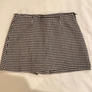 Zara plaid skort
